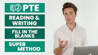 PTE Reading amp Writing Fill in the Blanks  SUPER METHOD [upl. by Avilys]