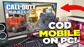 How to Play Call of Duty Mobile on PC Tutorial  Download and Install [upl. by Fanchan]