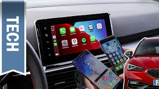 Wir koppeln Android Auto Apple CarPlay amp Google Maps Wireless mit Seats Navigation Plus im Test [upl. by Loretta692]