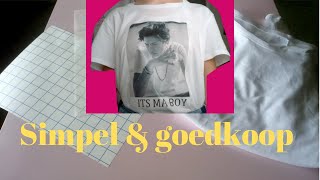 Zelf Tshirt bedrukken DIY [upl. by Tuesday]