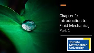 Introduction to Fluid Mechanics Part 1 [upl. by Collier]