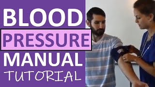 How to Take a Blood Pressure Manually [upl. by Aiderfla]