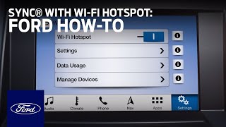 SYNC® Connect with WiFi Hotspot Overview  SYNC 3 HowTo  Ford [upl. by Harry]