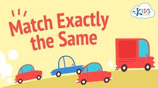 Match Exactly the Same  Matching amp Logic Games for Kids  Kids Academy [upl. by Eniamrej]