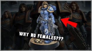 What Is Warhammer 40K Hiding About Female Space Marines [upl. by Ihteerp74]