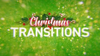 Christmas Transitions and Overlay Collections GREEN SCREEN [upl. by Illyes]