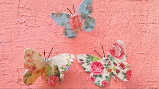 4 IDEAS PARA HACER MARIPOSAS COMPILACION [upl. by Om]