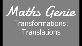 Translations Transformations of Shapes [upl. by Gris]