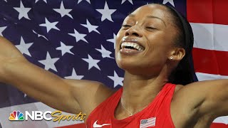 Allyson Felix wins long awaited 200m gold in London  Olympic Games Week  NBC Sports [upl. by Aneda341]