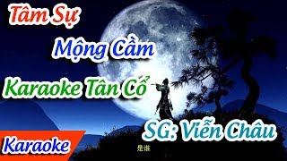 Tâm Sự Mộng Cầm Karaoke Tân Cổ  Tân Cổ karaoke ✔ [upl. by Hayalat]