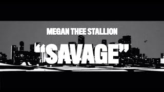 Megan Thee Stallion  Savage Animated Video [upl. by Acirretahs]