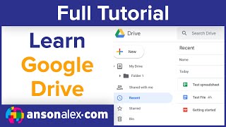 How to Use Google Drive  Tutorial [upl. by Gilud740]