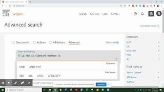 Conducting systematic literature review using Scopus How to refine your search query [upl. by Claire]