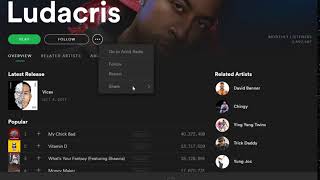 How to find your Spotify artist page URI [upl. by Ecilahc]