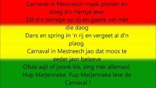 vastelaovendsleedje 1946  Carnaval in Mestreechmit tekst [upl. by Ayit]