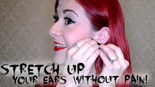 How to stretch your ears WITHOUT PAIN amp safely [upl. by Anala878]