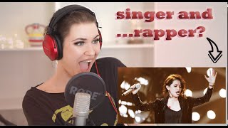 Vocal Coach Reacts to KZ Tandingan  ROLLING IN THE DEEP [upl. by Anwahsar]