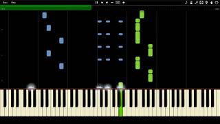 Traditional Italian Song  Tarantella Napoletana Synthesia Piano MIDI [upl. by Avle]