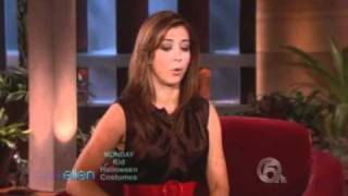 Alyson Hannigan on Ellen October 2009 [upl. by Eadie265]