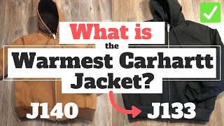 Examining the Warmest Carhartt Jackets [upl. by Demahom835]