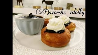 Bavorské vdolky s povidly a tvarohem  Masopust  CZSK HD recipe [upl. by Nemsaj864]