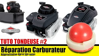 Réparation carburateur Briggs amp Stratton 148cc [upl. by Akitahs]