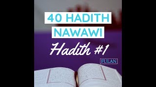 Easily Memorize 40 Hadith Nawawi Hadith 1  Dr Abu Ayman [upl. by Kaylee92]