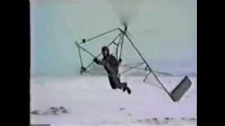 Ultralight gyrocopter hang glider [upl. by Ainnat]