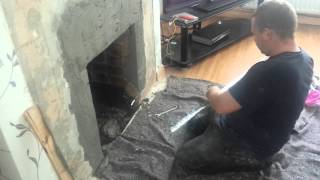 Patching up a chimney breast [upl. by Aidnic]