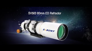 SVBONY SV503 80ED refractor review [upl. by Sane960]