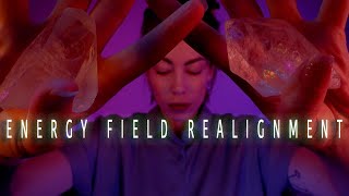 Etheric amp Auric Field Clearing amp Realignment  Reiki ASMR  Crystal Healing  Cord Cutting  Anoint [upl. by Roxanna]