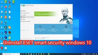 How to uninstall ESET smart security windows 10 [upl. by Budd637]