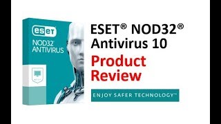 ESET NOD32 Antivirus Review  PC Security [upl. by Nerraj]