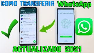 Como Pasar WHATSAPP de un Telefono a OTRO🔥HACER COPIA DE SEGURIDAD GUARDAR STICKERS amp Grupos 2021 [upl. by Tanny]