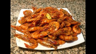 RECETTE D’ÉTÉ LES CREVETTES ROYALES À LA PERSILLADE [upl. by Arhat795]