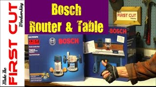 Bosch 1617EVSPK amp RA1181 [upl. by Rangel]