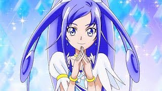 Glitter Force Doki Doki transformation with Doki Doki Precure transformation themeGlitter Diamond [upl. by Allesor]