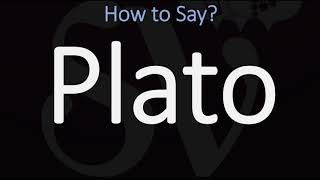 How to Pronounce Plato CORRECTLY [upl. by Aniara]