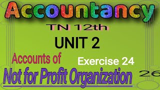 TN 12th accounts chapter 2  Exercise 24 [upl. by Dnaloy220]