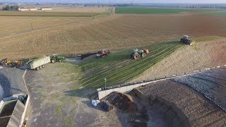 Big silage in France Dameuse  Rendezvous au silo de lun des plus gros ensilage de France [upl. by Enomahs]