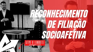 DIREITO DE FAMÍLIA Reconhecimento de filiação socioafetiva [upl. by Sirtimed503]