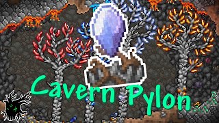 The Cavern Pylon  Terraria 14 Journey’s End [upl. by Tades]