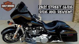 2021 Harley Davidson Street Glide Ride and Review [upl. by Enairda115]