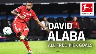 David Alaba  All FreeKick Goals Ever [upl. by Sergeant]