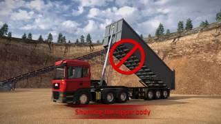 How to operate a tipper  avoid serious accidents [upl. by Akimrej]