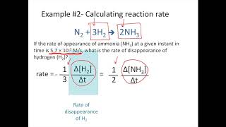 Reaction Rates and Stoichiometry Chemistry Tutorial [upl. by Salome]