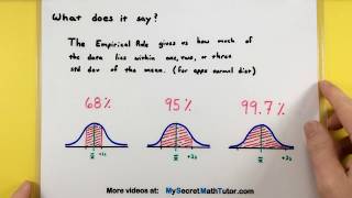 Statistics  How to use the Empirical Rule [upl. by Eislehc]