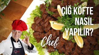 Evde ÇİĞ KÖFTE nasıl yapılır  Oktay Usta [upl. by Kruger]