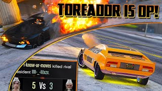 DESTROYING an ENTIRE Bad Sport Session With Toreador GTA Online [upl. by Carena]