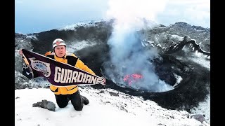 Alpinistas graban video del cráter del Popo en erupción [upl. by Rosamund]